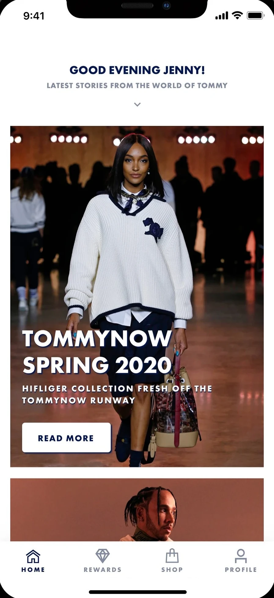 MyTommy home feed